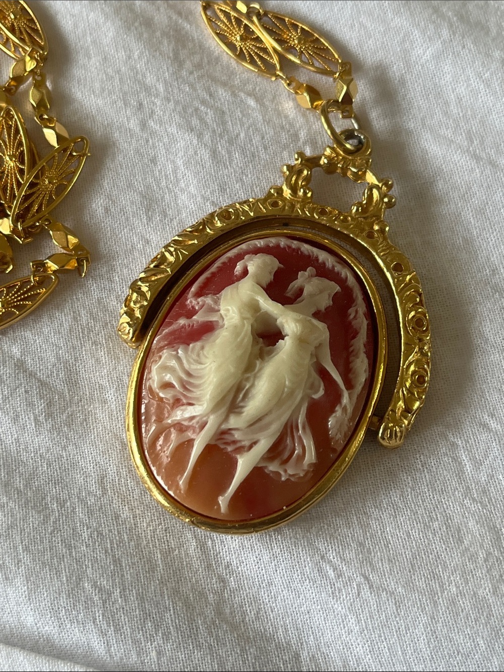 Genuine Vintage Cameo Necklace